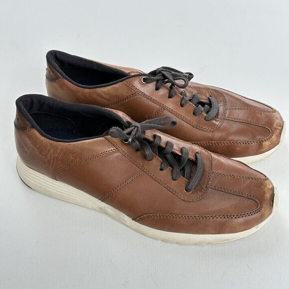 Cole Haan Other - Cole Haan Grand OS Men's Brown Leather Sneaker Shoes Loafers Size 10 M C28256